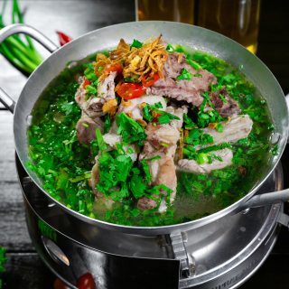 Lẩu sườn cây